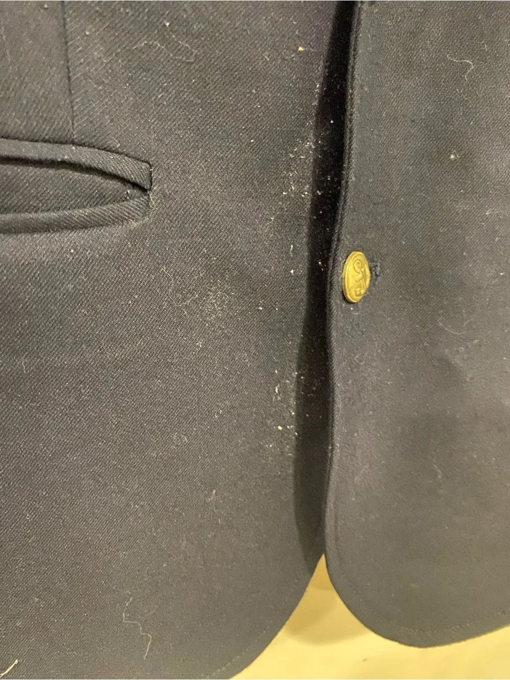 Crewcuts Navy Blazer with Brass Buttons